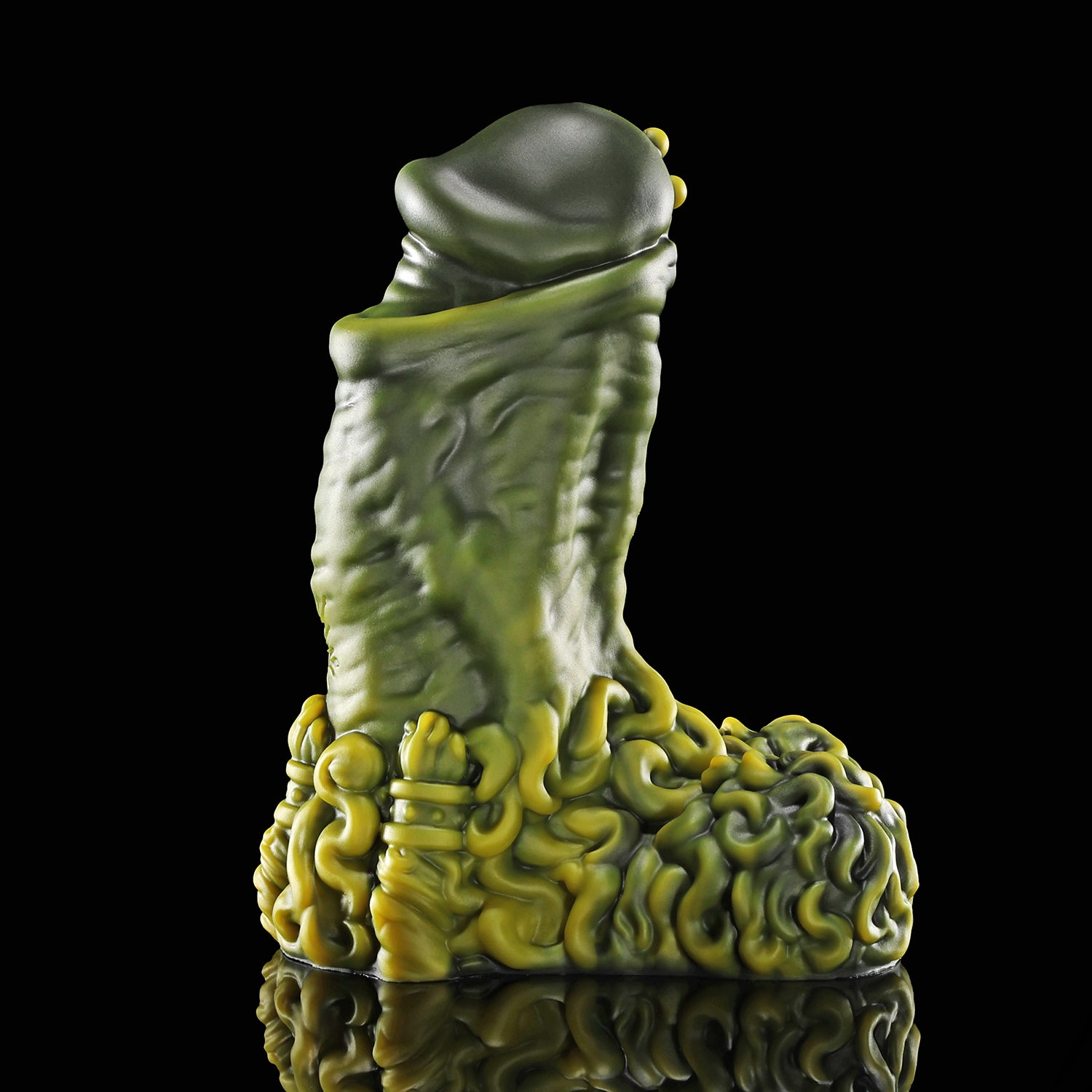 nothosaur_Rockman Fantasy dildo thick shaft anal dildo curved base strap on dildo