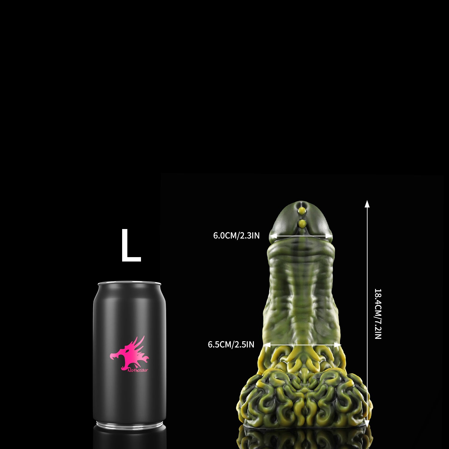 nothosaur_Rockman Fantasy dildo thick shaft anal dildo curved base strap on dildo L size