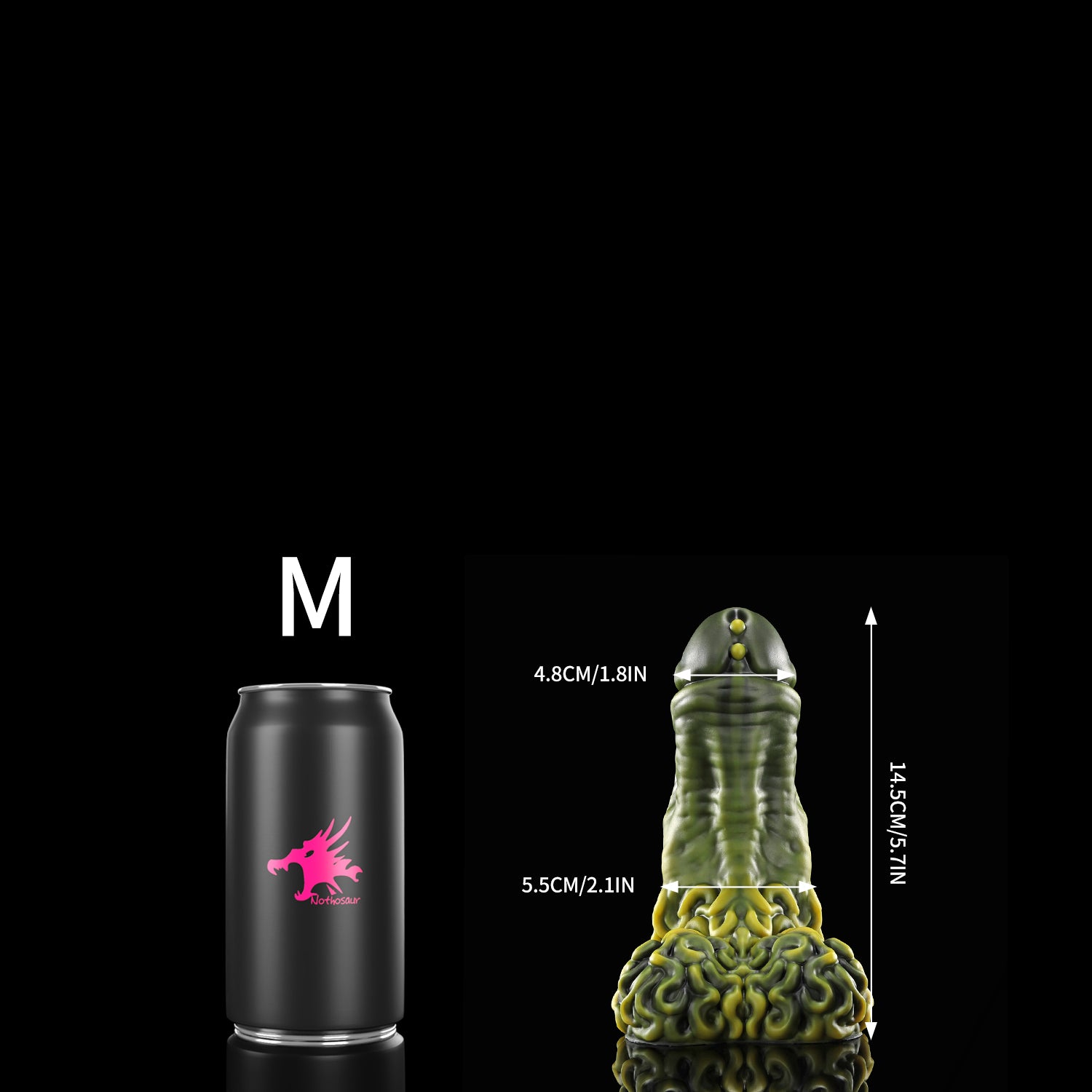 nothosaur_Rockman Fantasy dildo thick shaft anal dildo curved base strap on dildo m size