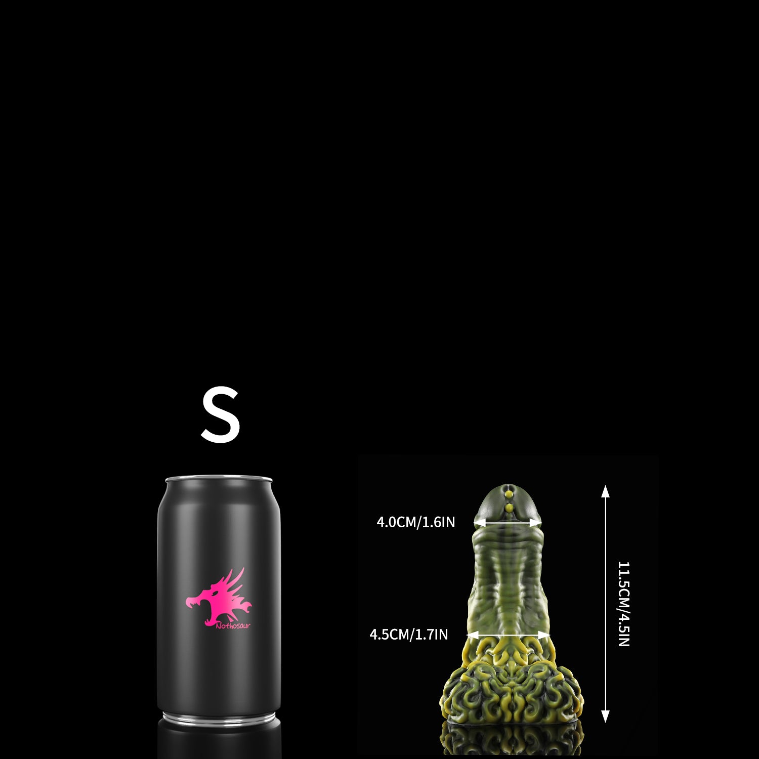 nothosaur_Rockman Fantasy dildo thick shaft anal dildo curved base strap on dildo s size