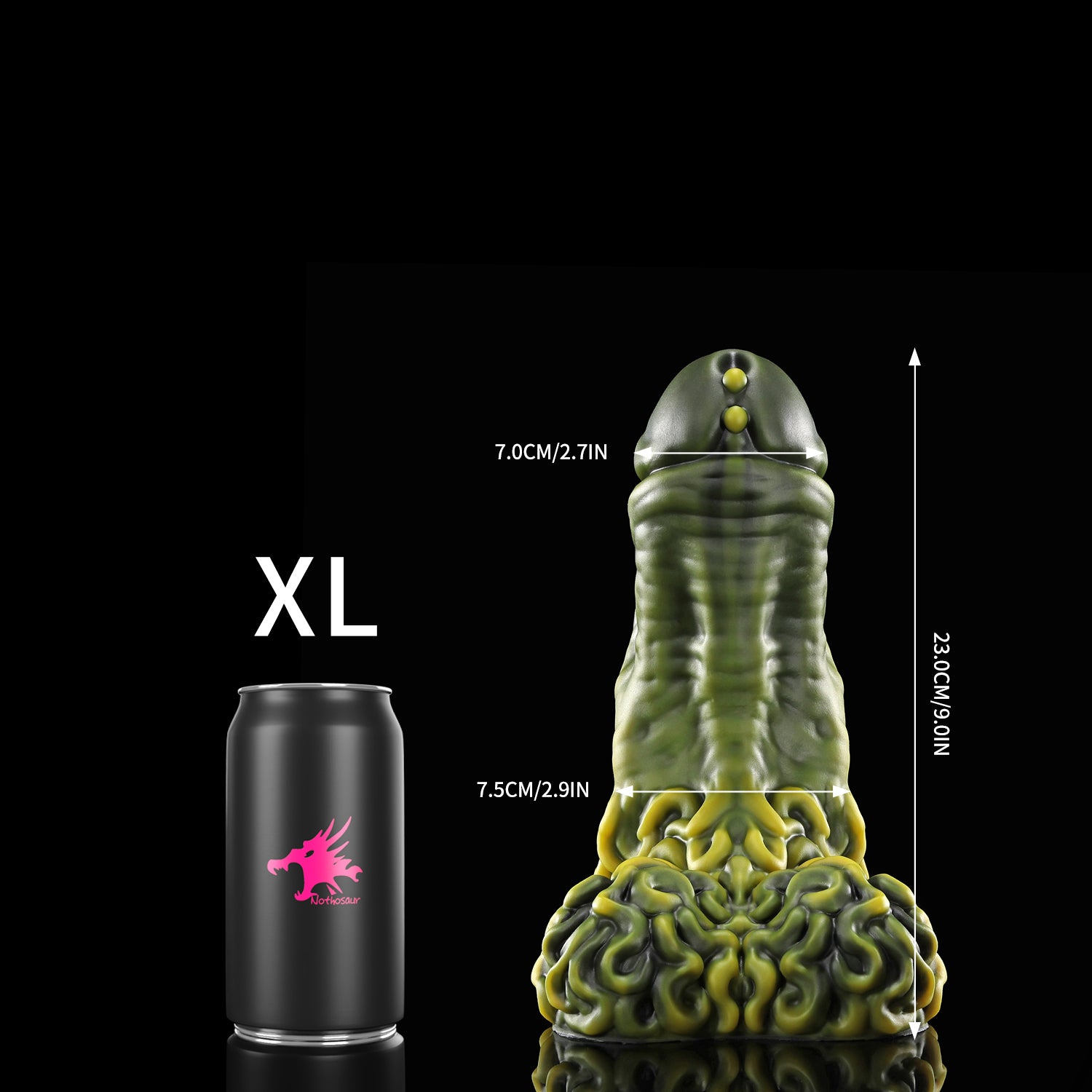 nothosaur_Rockman Fantasy dildo thick shaft anal dildo curved base strap on dildo XL size