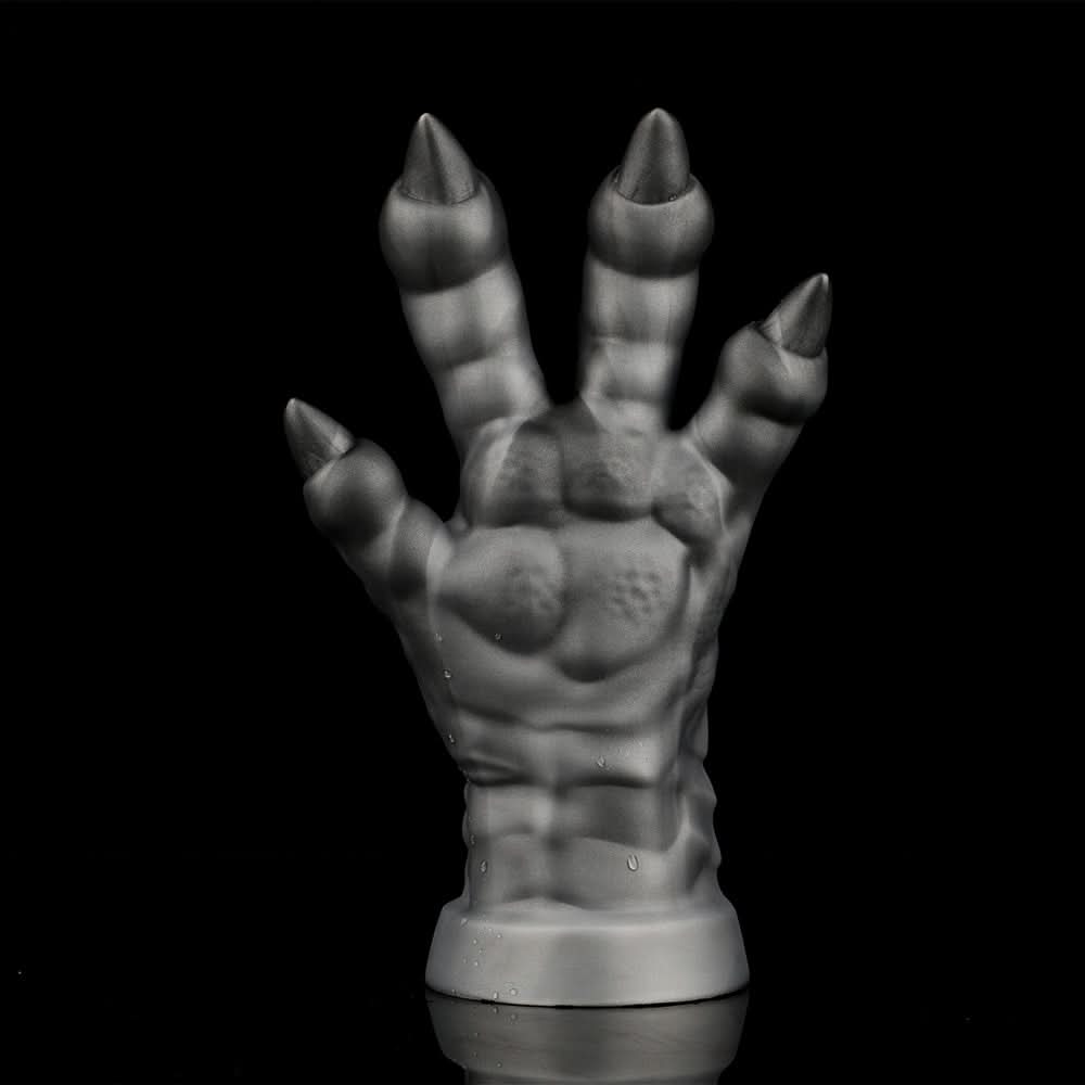 Steel Grey nothosaur MEO'S CLAW  fantasy dildo claw dildo anal dildo curved shaft for g spot s size