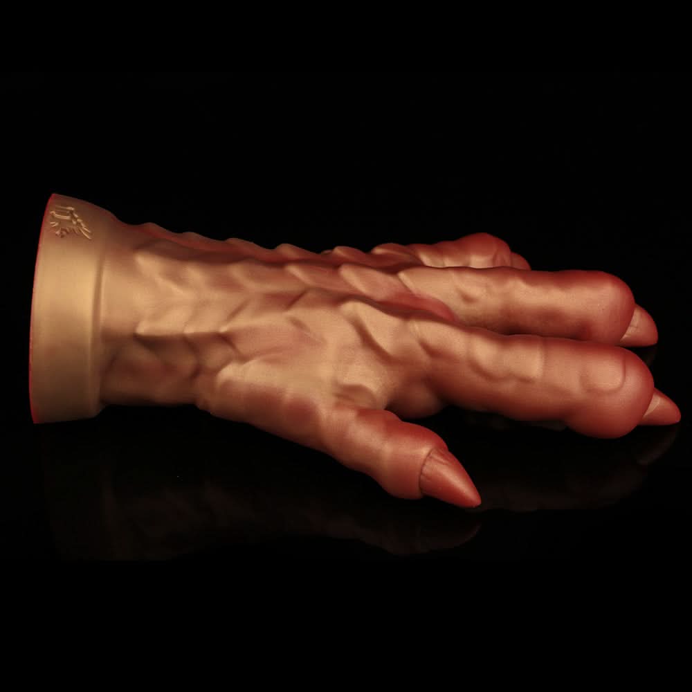 Armor Gold nothosaur MEO'S CLAW  fantasy dildo claw dildo anal dildo curved shaft for g spot