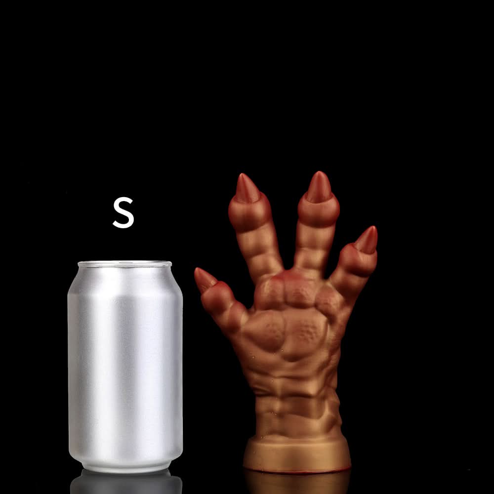 Armor Gold nothosaur MEO'S CLAW  fantasy dildo claw dildo anal dildo curved shaft for g spot s size