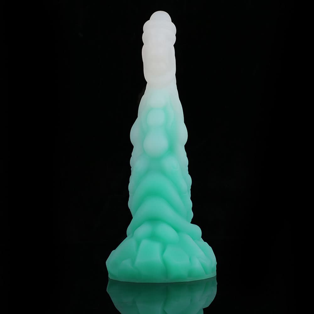 Ice Green nothosaur SUPERBIA Fantasy dildo spiral pattern anal dildo monster dildo smooth insert