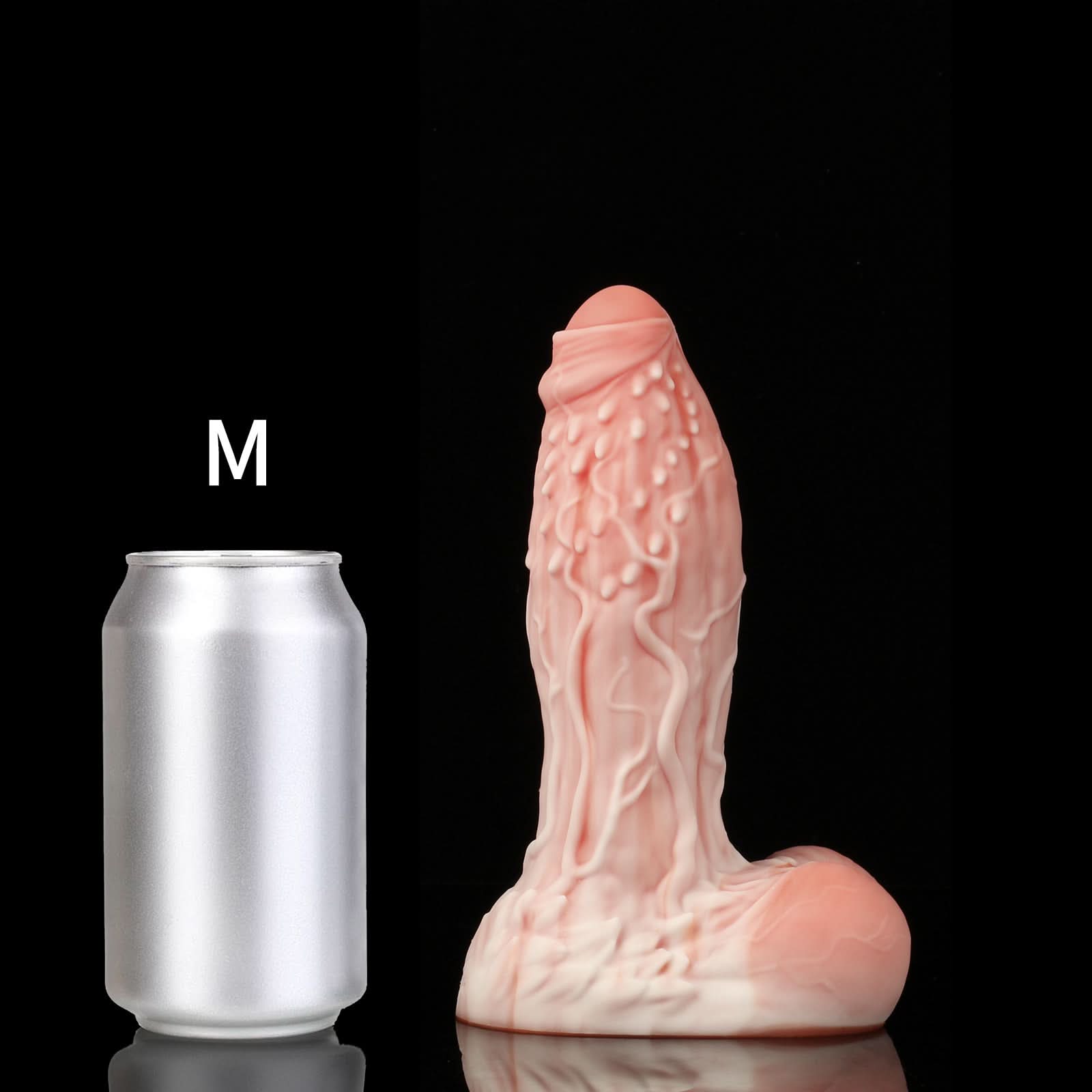 nothosaur-wizFantasy dildo mutant dildo raised bumps soft curve design M SIZE