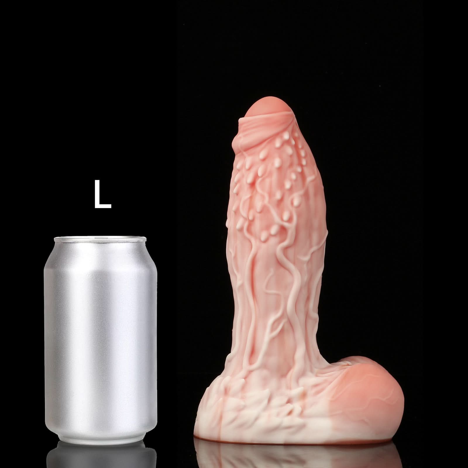 nothosaur-wizFantasy dildo mutant dildo raised bumps soft curve design L SIZE