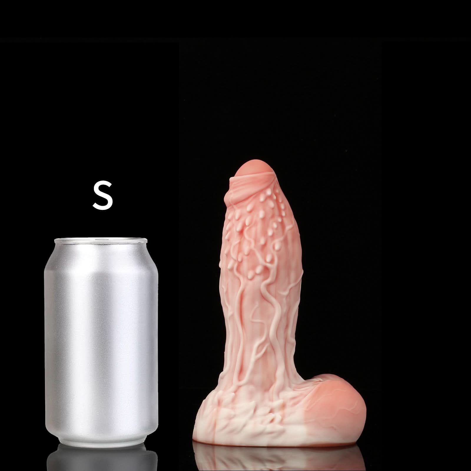 nothosaur-wizFantasy dildo mutant dildo raised bumps soft curve design S SIZE