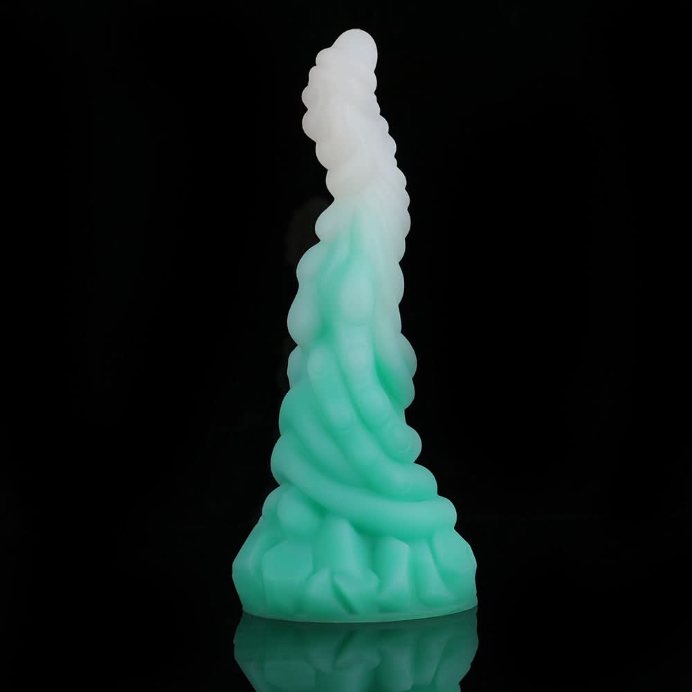 Ice Green nothosaur SUPERBIA Fantasy dildo spiral pattern anal dildo monster dildo smooth insert