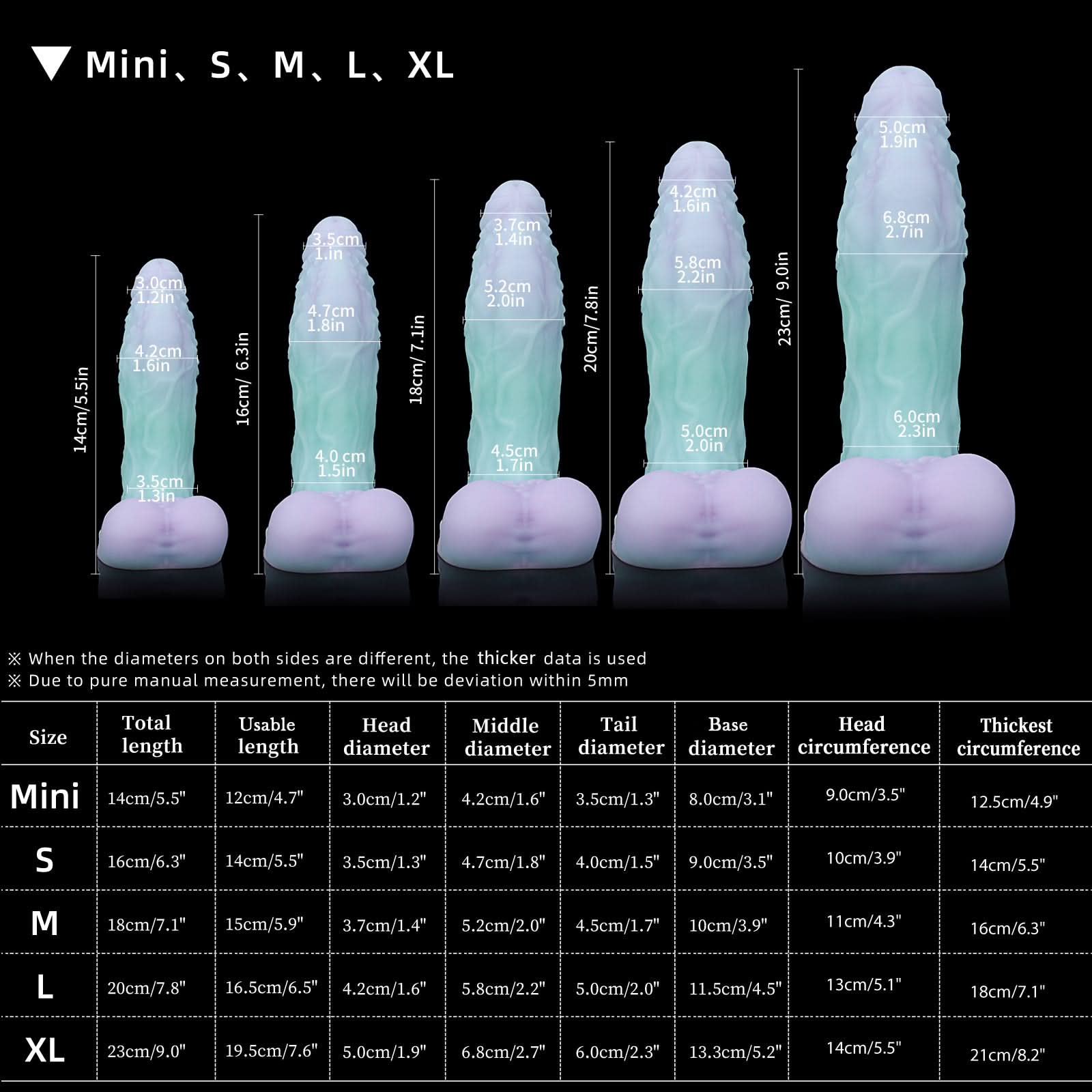 Rainhill Cyannothosaur-wiz Fantasy dildo alien dildo bumpy shaft soft adult toy size chart