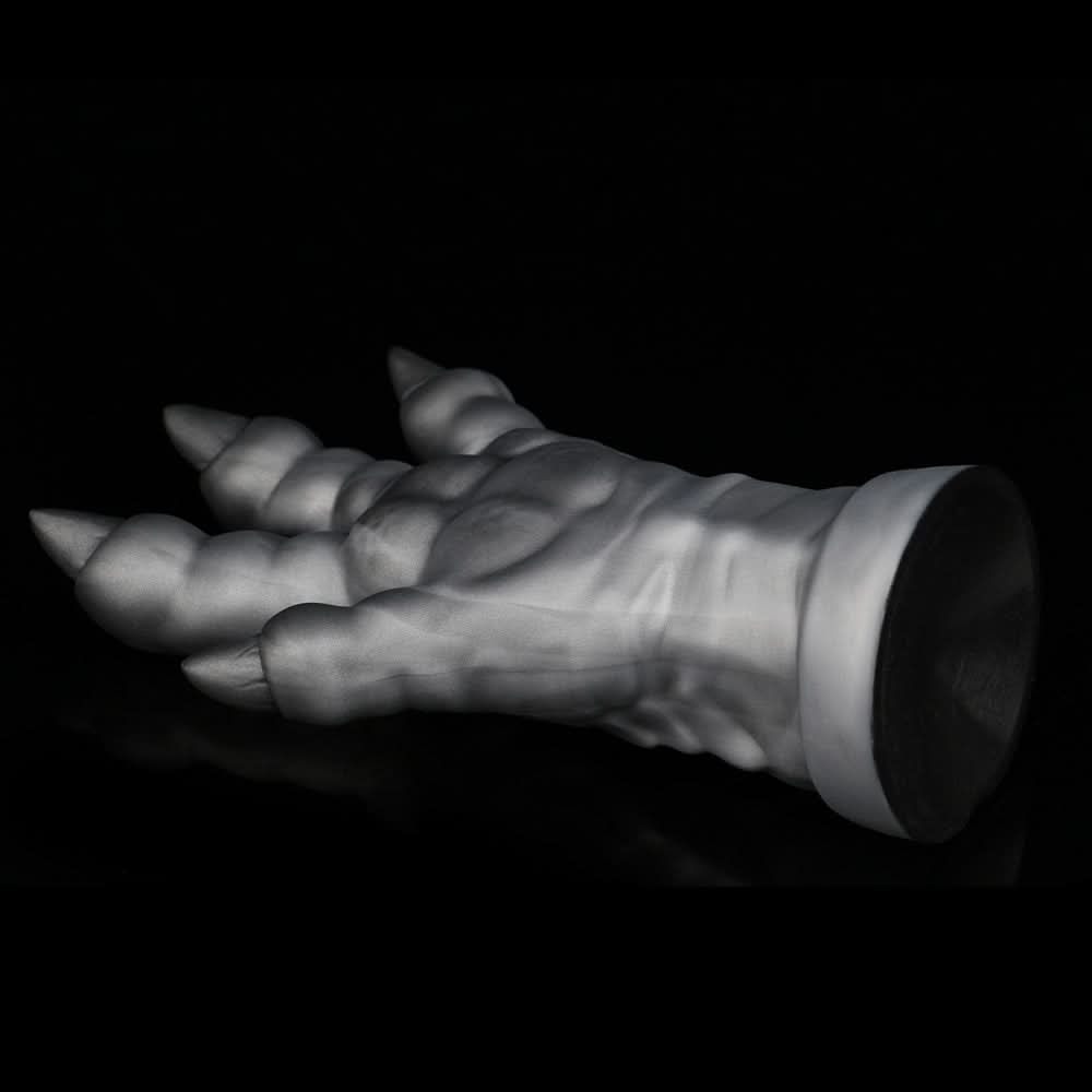 Steel Greynothosaur MEO'S CLAW  fantasy dildo claw shaped dildo anal dildo smooth shaft curved tip