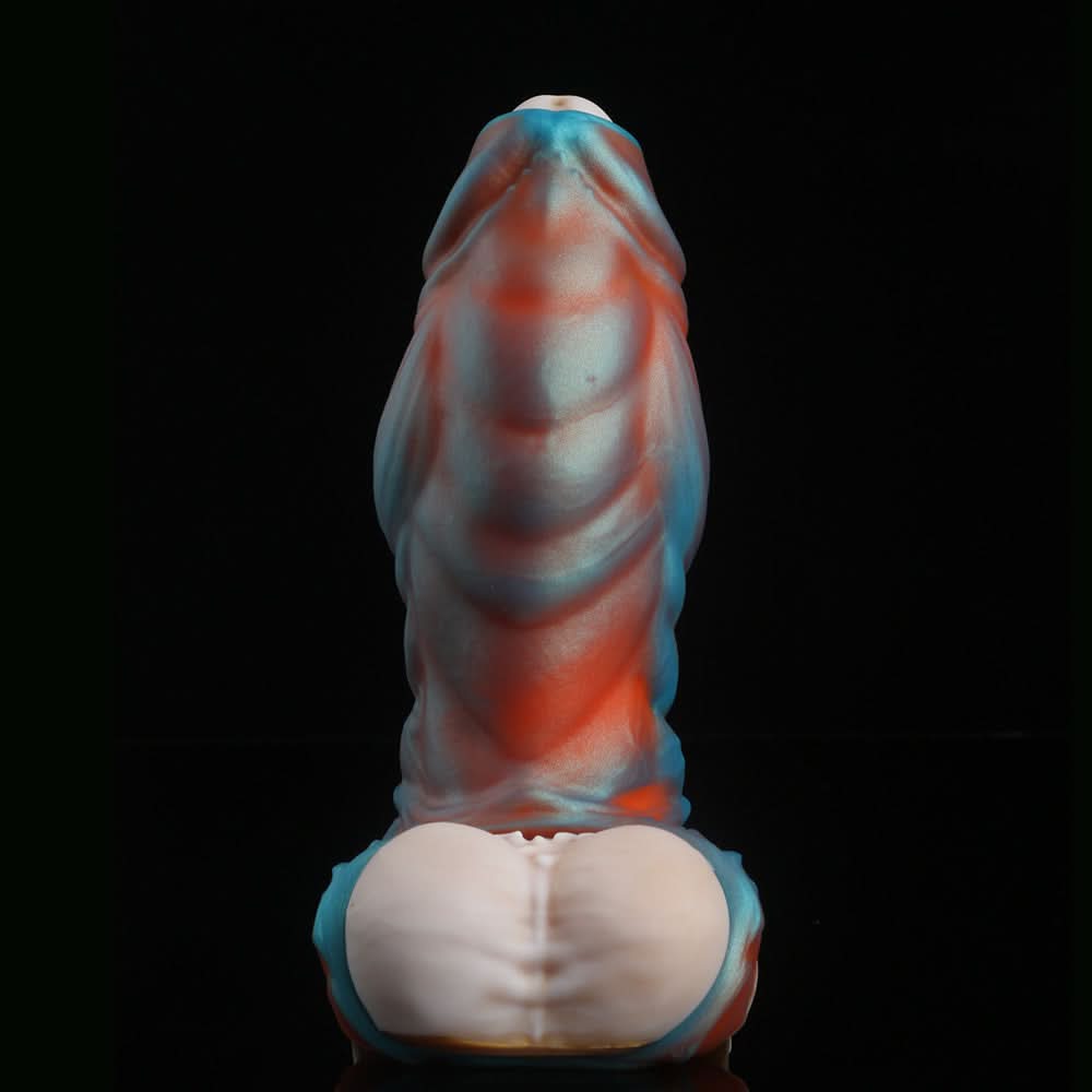 Nothosaur MEO'S ClOAK Silicone Penis sleeve cock sheath cuffs Extender make Thick Dildo Blood Red Blue