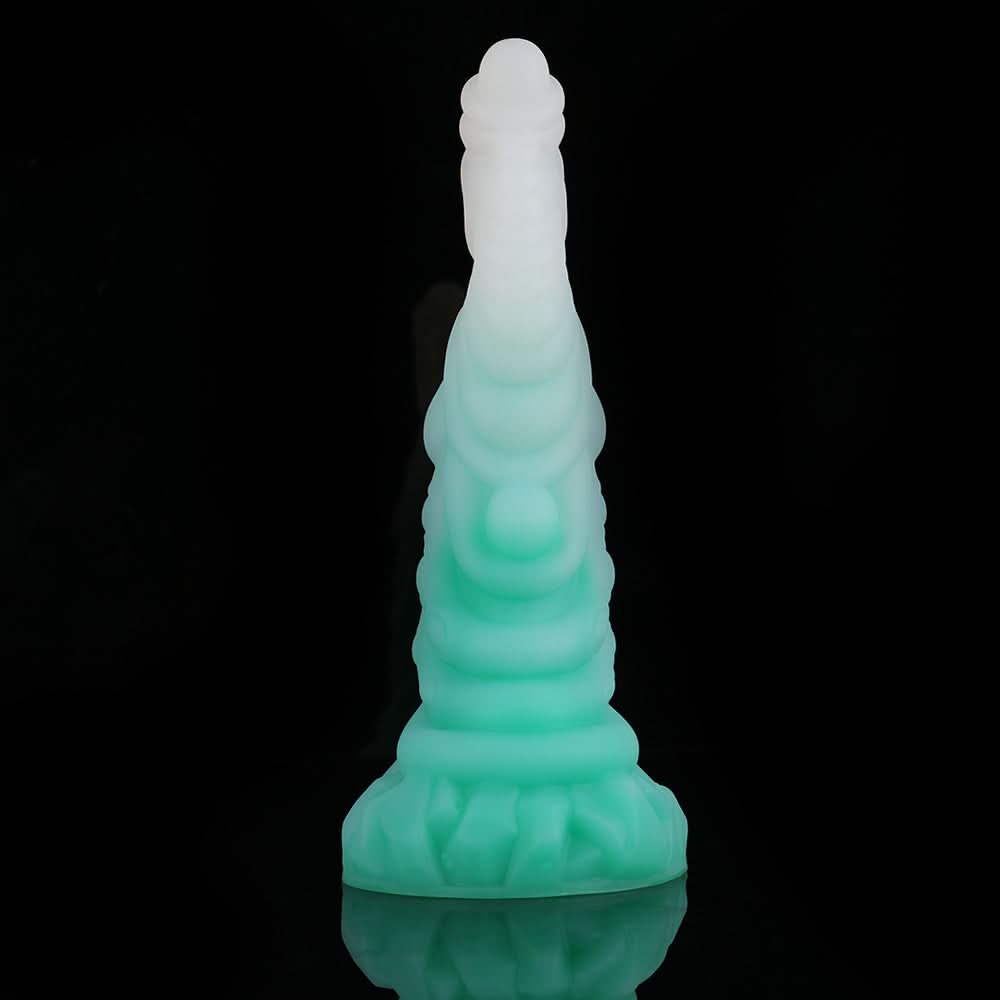 Ice Green nothosaur SUPERBIA Fantasy dildo spiral pattern anal dildo monster dildo smooth insert