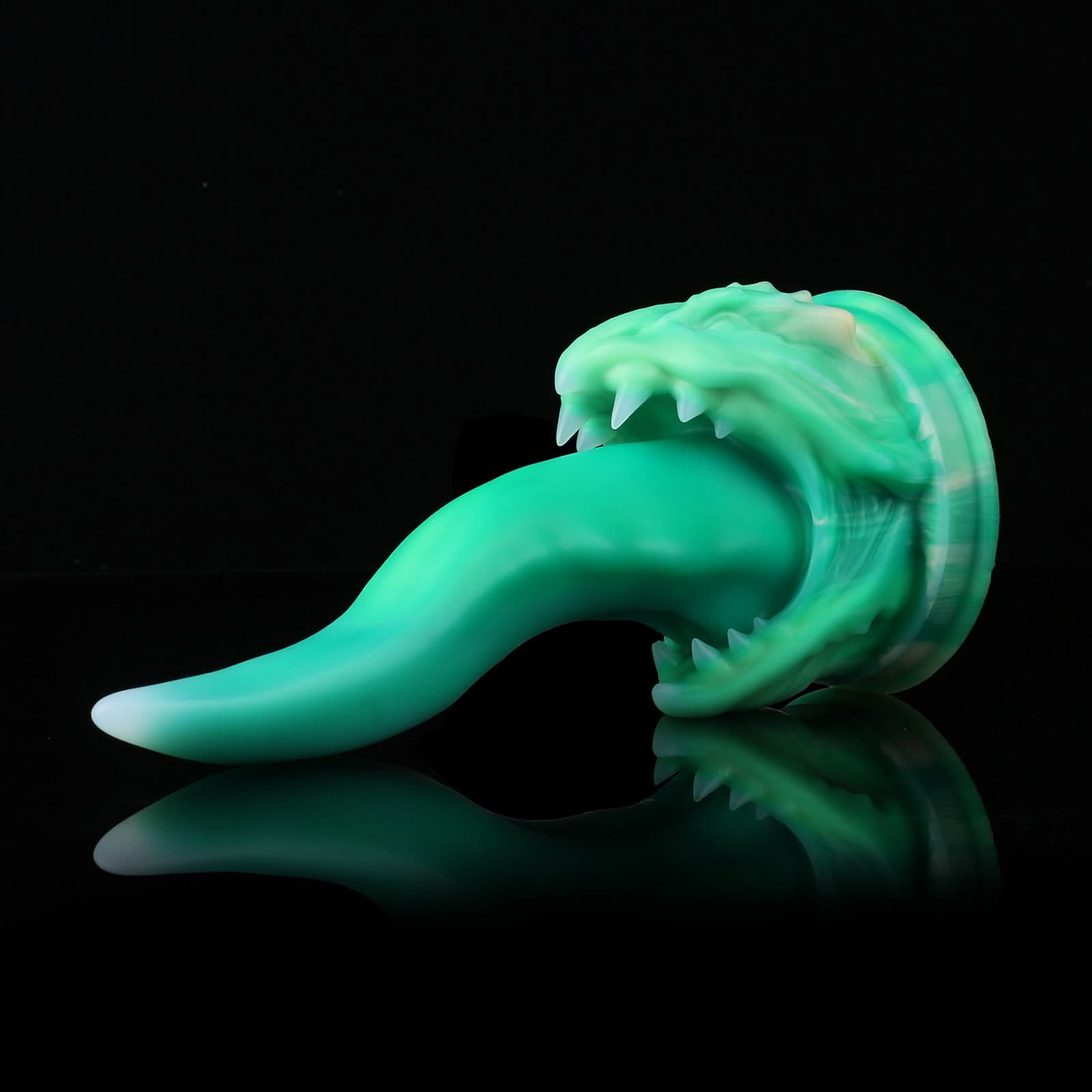 Poison Green Hungry Blue Red nothosaur LADON'S TONGUE fantasy dildo alien dildo anal dildo tongue tip for g spot