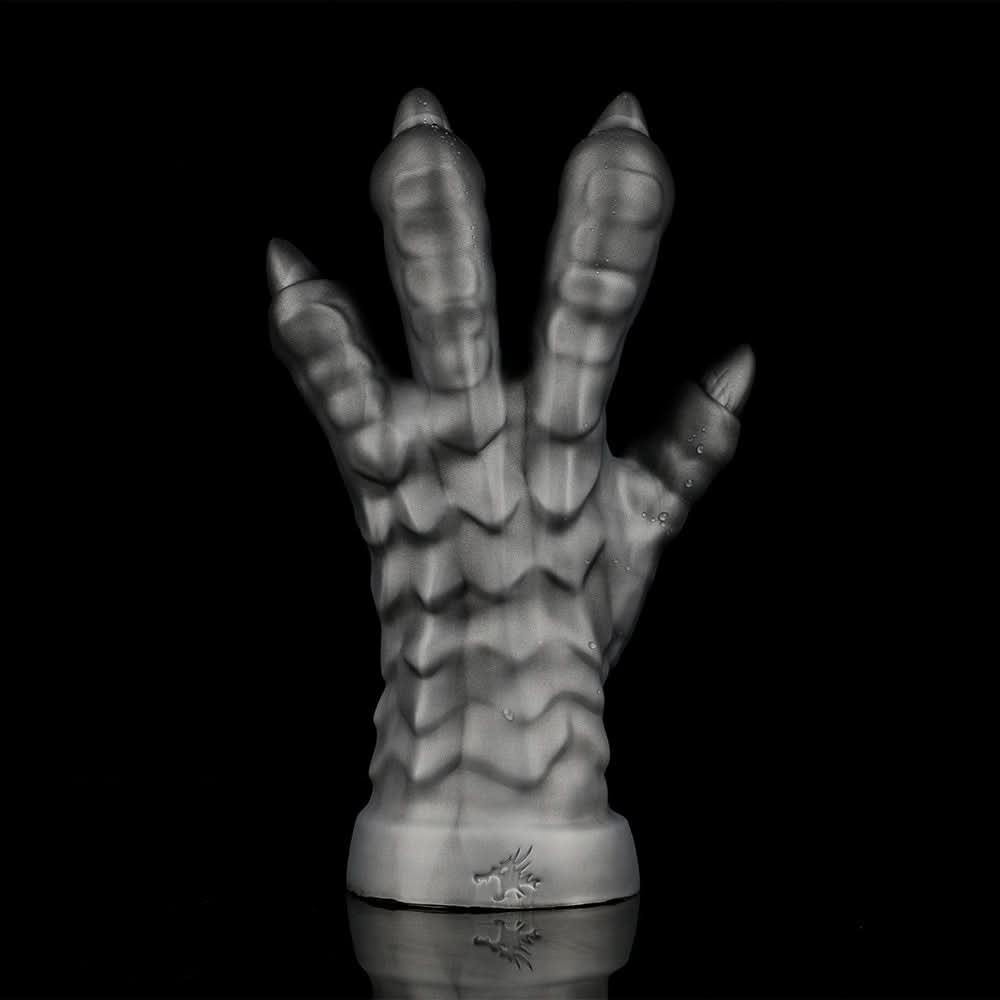 Steel Grey nothosaur MEO'S CLAW  fantasy dildo claw dildo anal dildo curved shaft for g spot s size