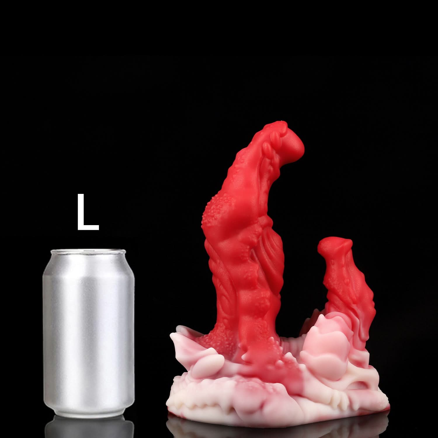 High-tide Red nothosaur CRABOO fantasy dildo double dildo alien dildo bumpy dildo L SIZE