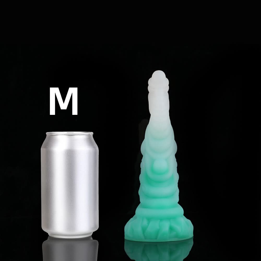 Ice Green nothosaur SUPERBIA Fantasy dildo spiral pattern anal dildo monster dildo smooth insert M SIZE