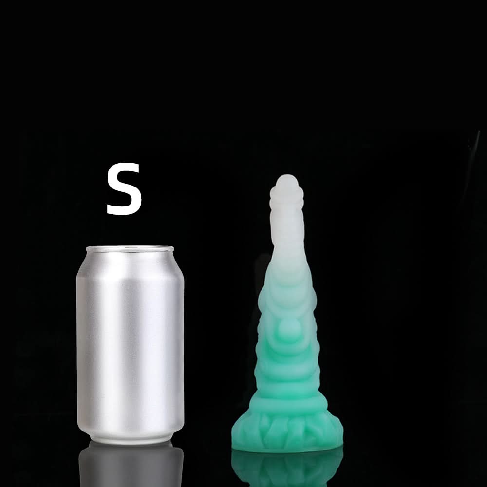 Ice Green nothosaur SUPERBIA Fantasy dildo spiral pattern anal dildo monster dildo smooth insert S SIZE