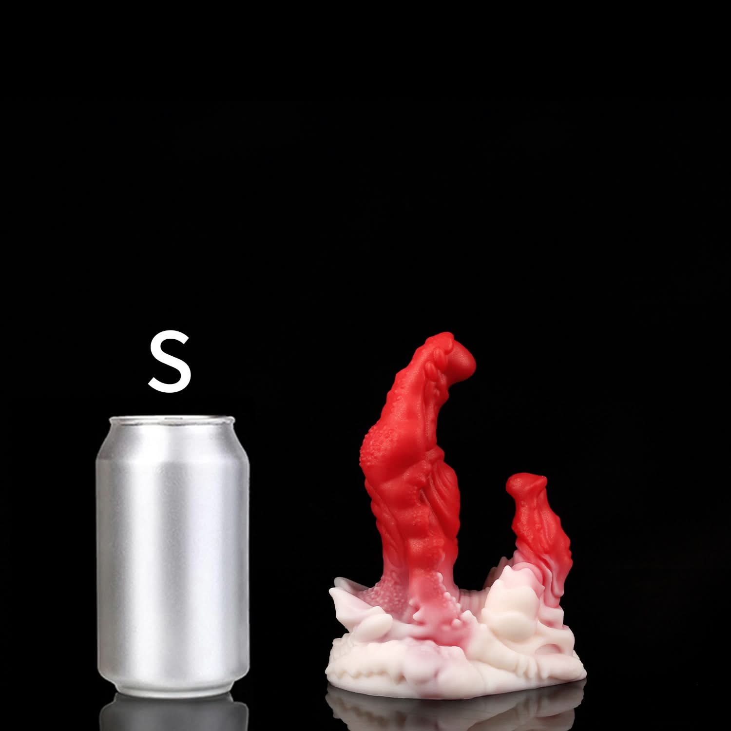 High-tide Red nothosaur CRABOO fantasy dildo double dildo alien dildo bumpy dildo S SIZE