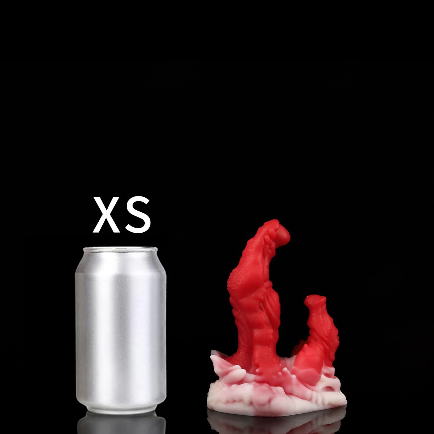 High-tide Red nothosaur CRABOO fantasy dildo double dildo alien dildo bumpy dildo XS SIZE