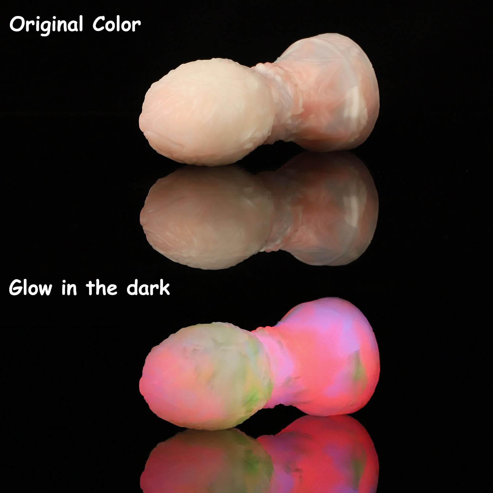 Glow in the dark nothosaur OVOMORPH Fantasy dildo giant dildo anal plug textured shaft for g spot