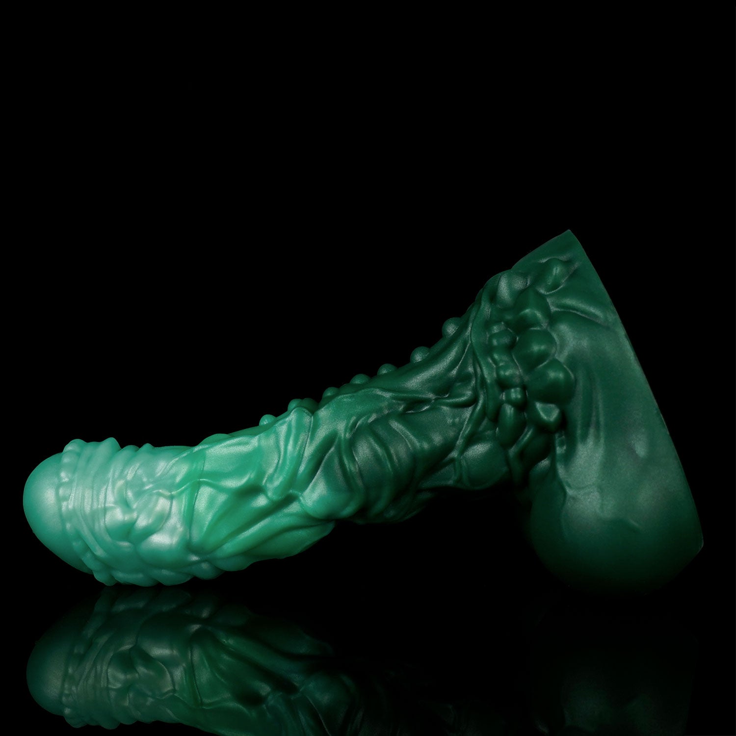 Nothosaur MOLO fantasy lizard dildo with layered scale textures and a rounded head - product view 08