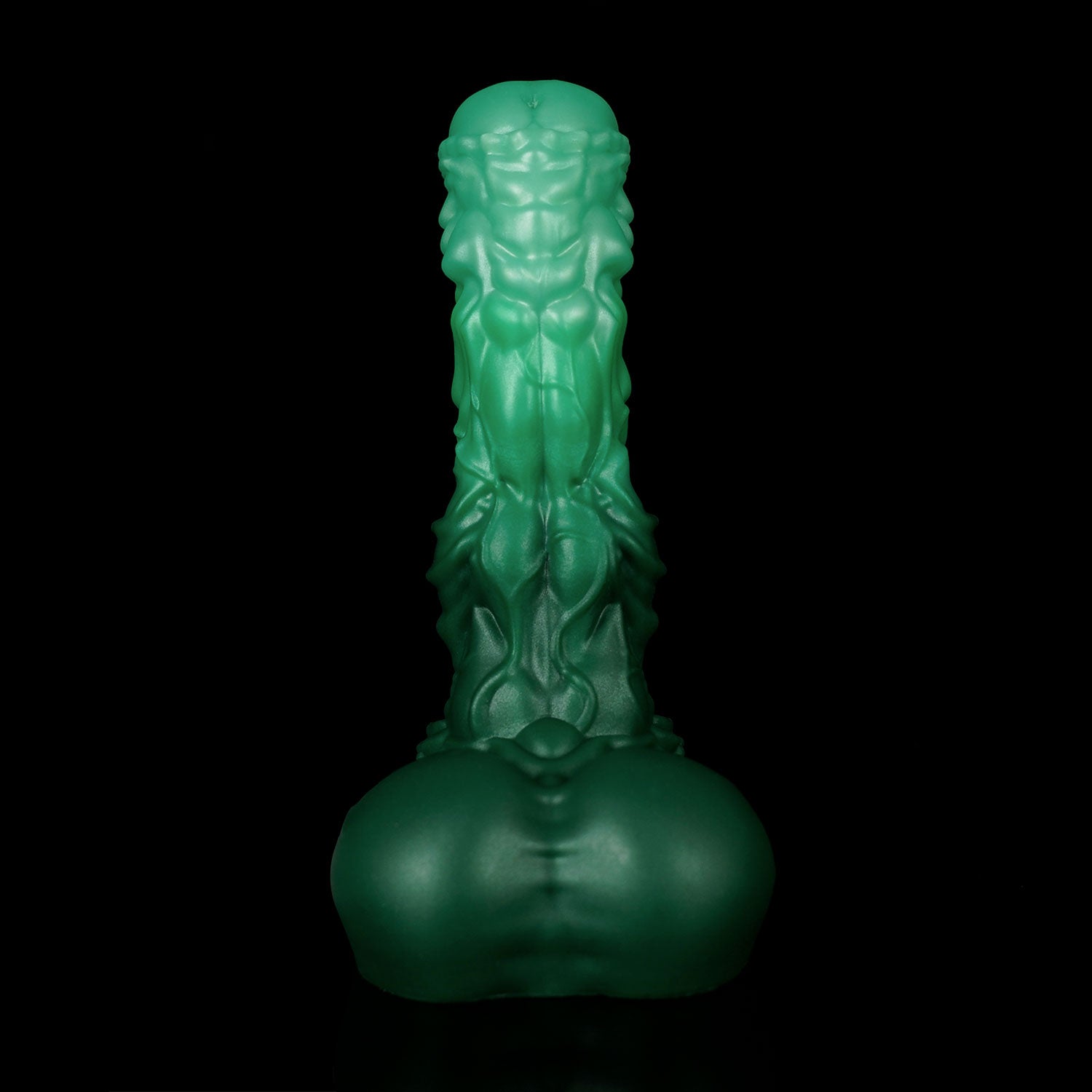 Nothosaur MOLO fantasy lizard dildo with layered scale textures and a rounded head - product view 09