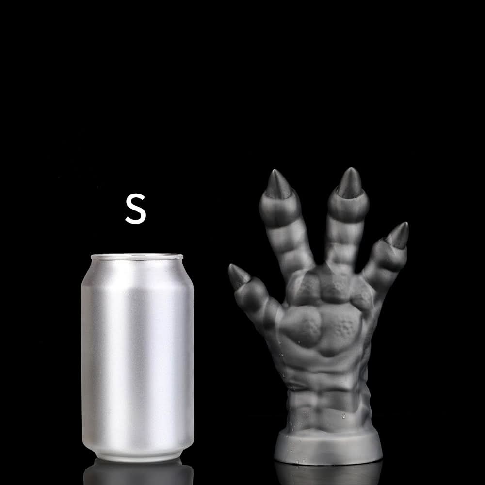 Steel Grey nothosaur MEO'S CLAW  fantasy dildo fantasy claw dildo anal dildo flexible shaft unique grip s size