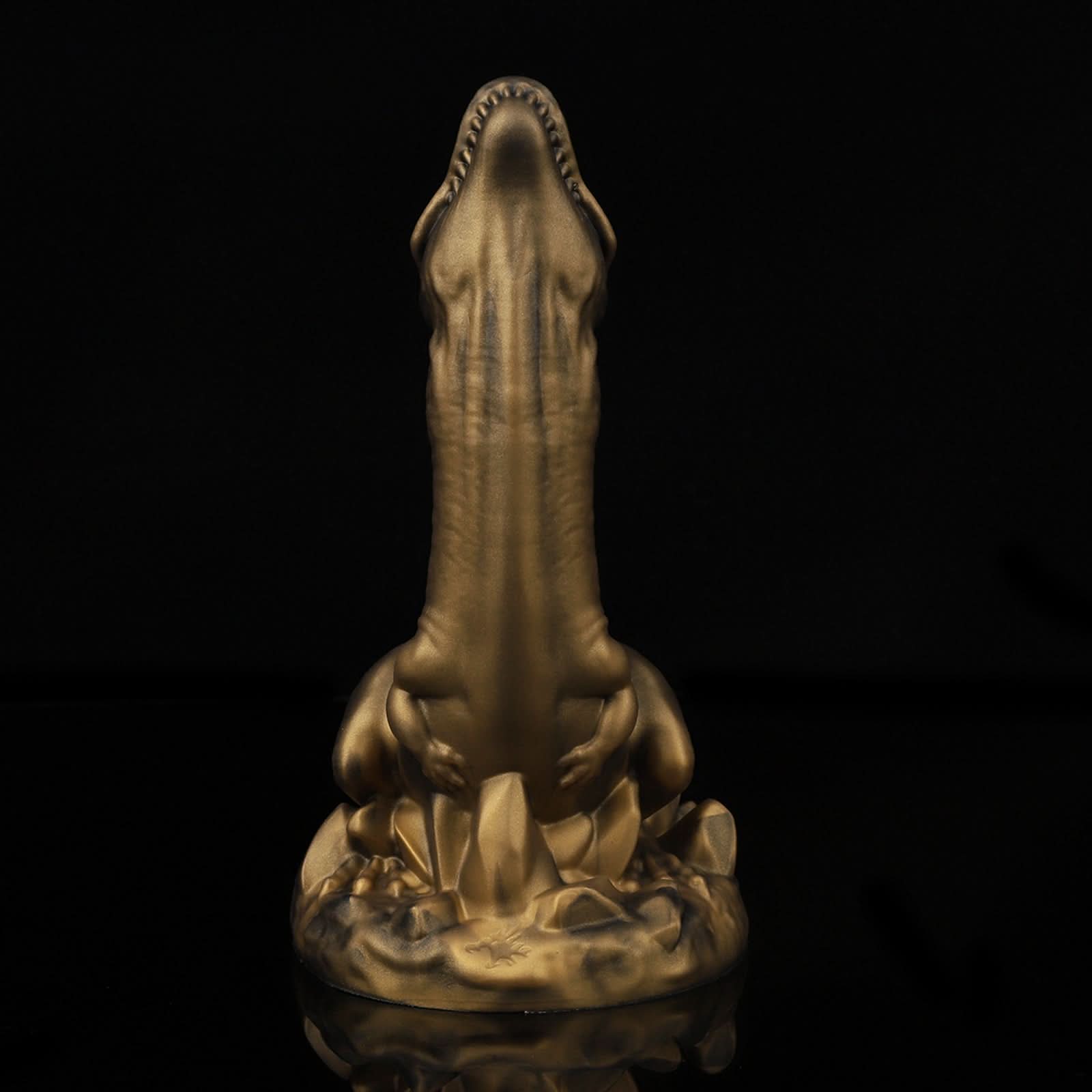 VELOX dinosaur fantasy toy Sandalwood Yellow rear view