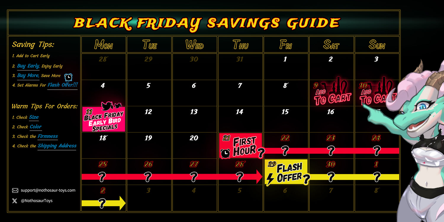 Nothosaur Black Friday Saving Guide Timeline