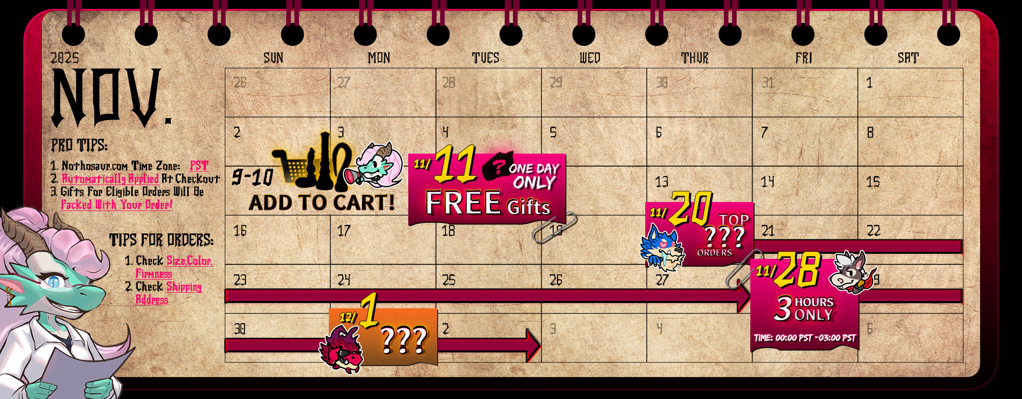 The November Quest of Nothosaur Mainland