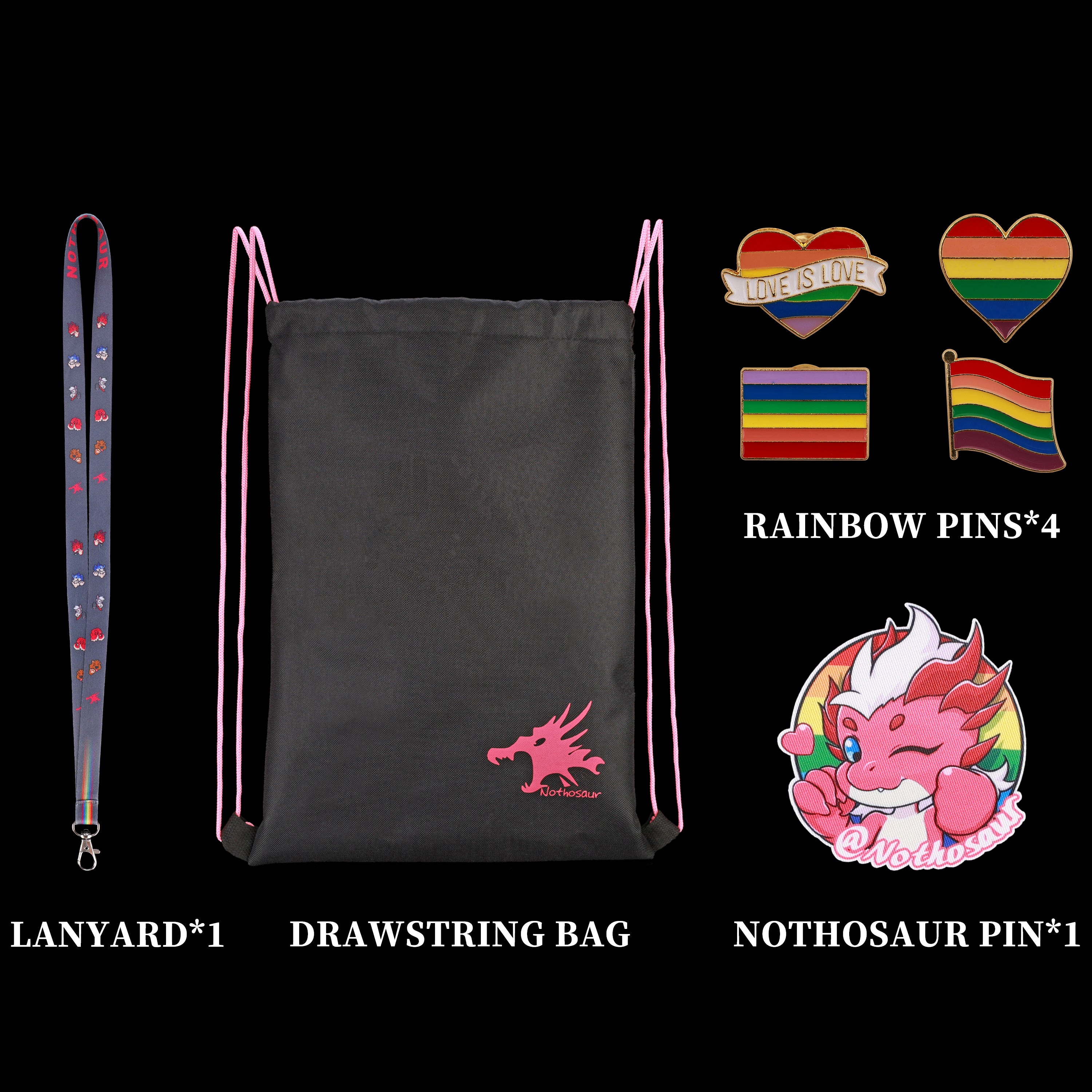 Drawstring Bag Set