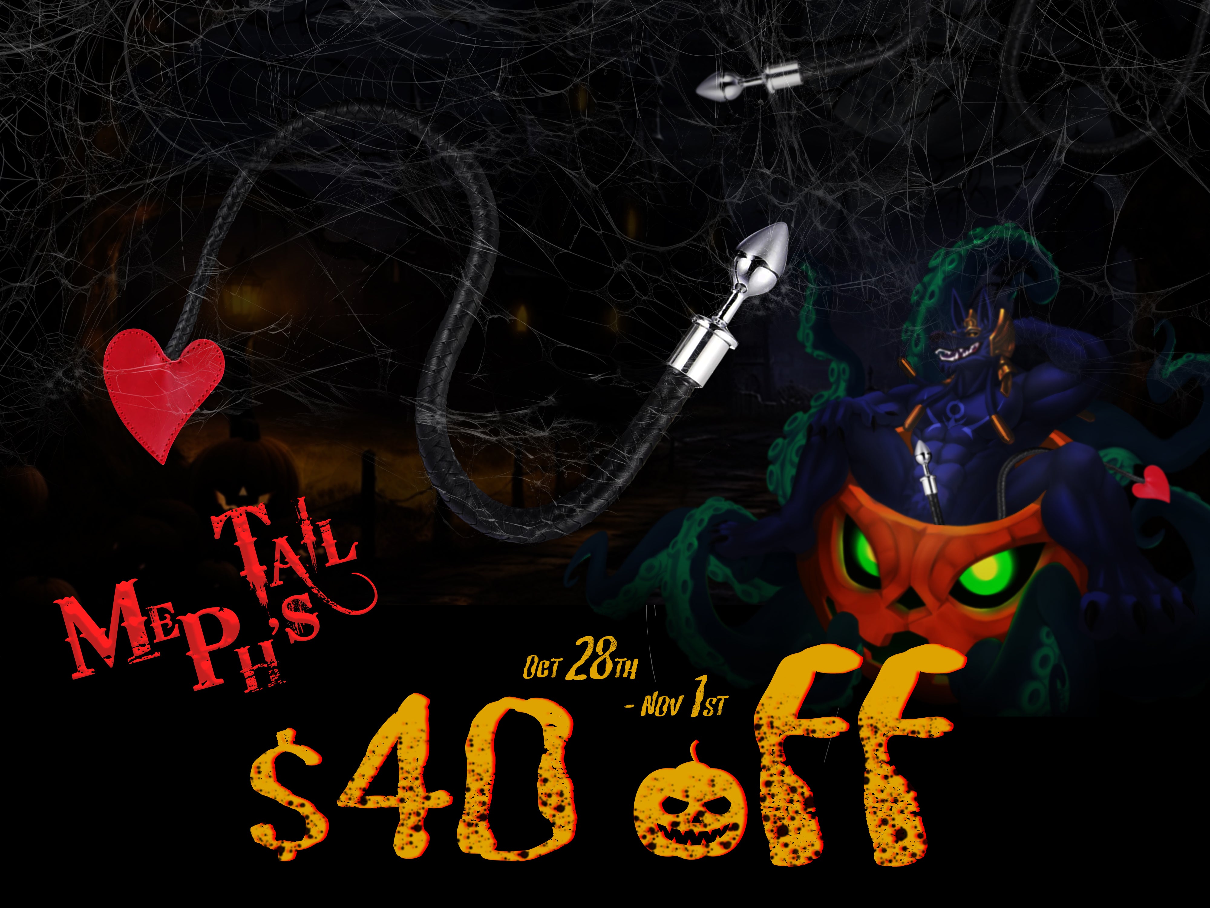 Nothosaur Halloween Meph's tail offer