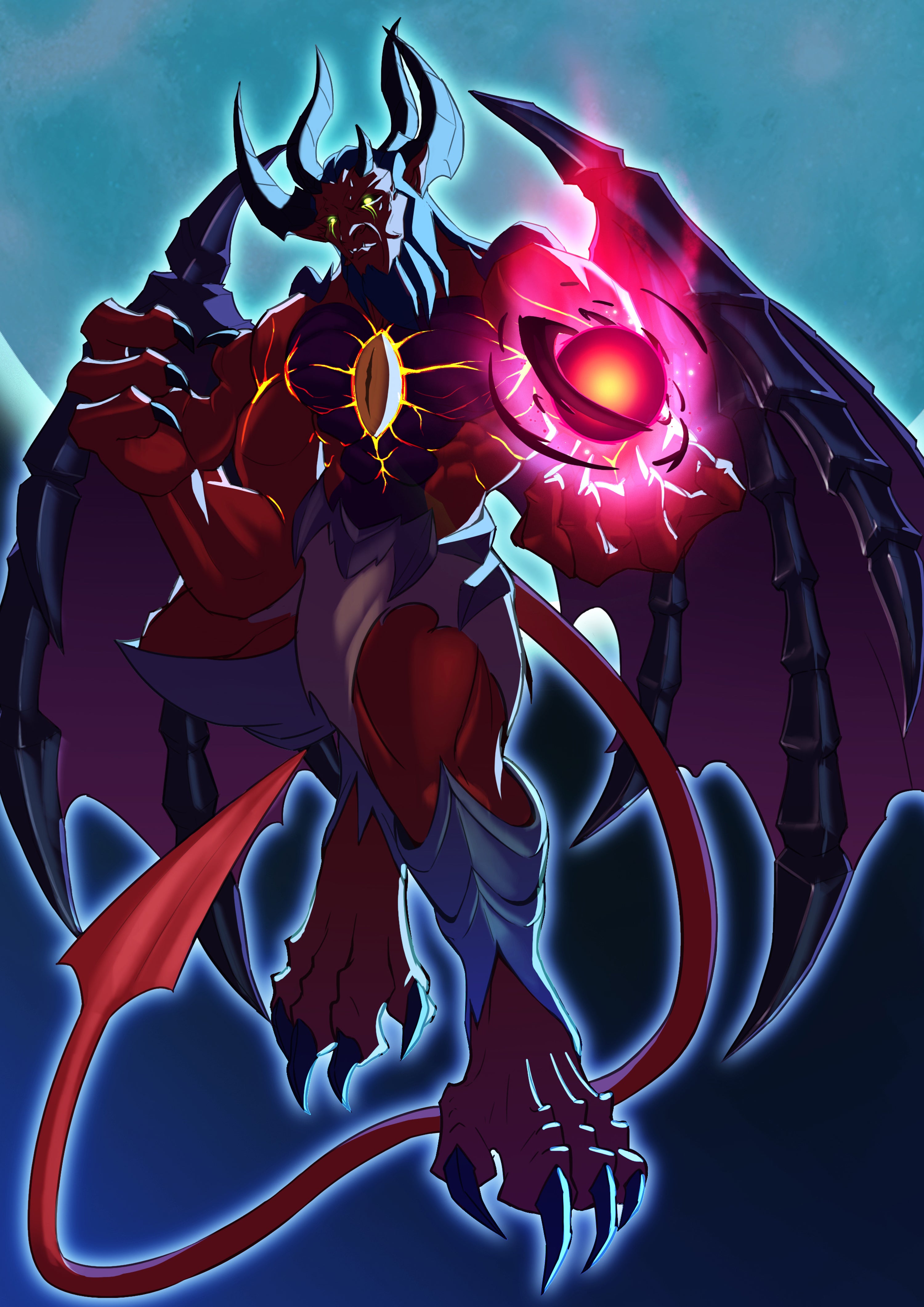 Nothosaur Mephisto Character - Fantasy Huge Toys