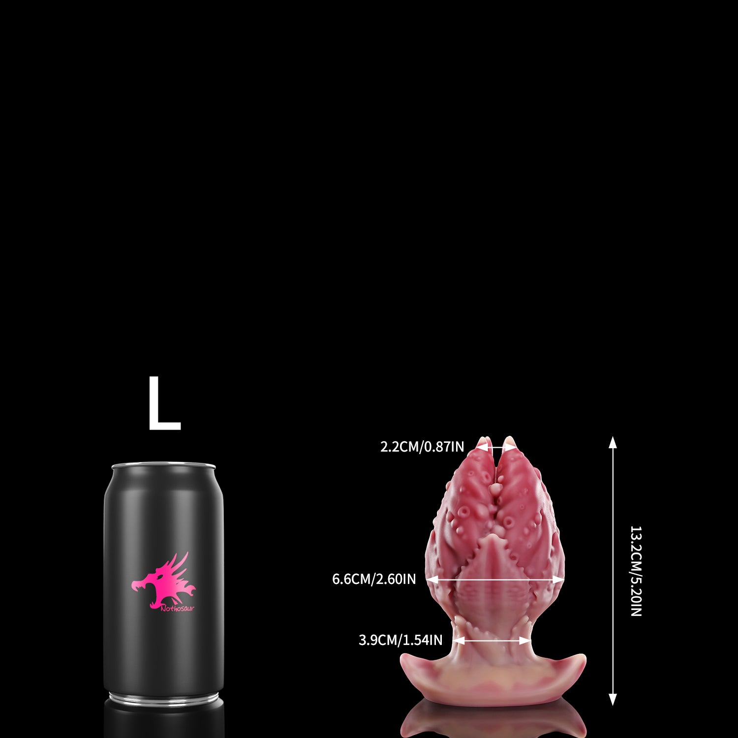 KoX PLUG fantasy butt plug anal dildo Silicone anal plug L size 

