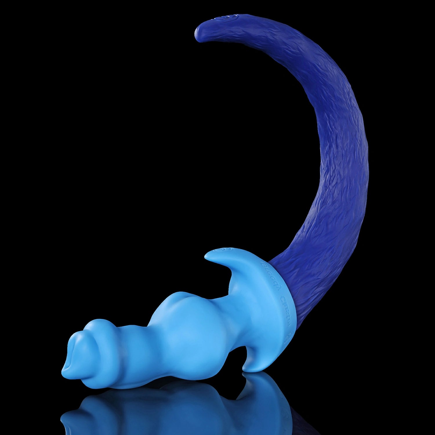 Nothosaur,PUP WOOF TAIL PLUG,Puppy Tail Butt Plug,butt plug tail,knotted anal plug,silicone butt plug
