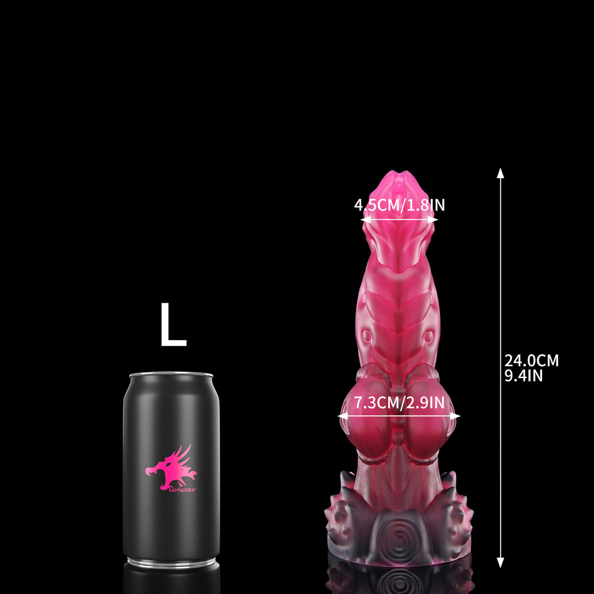 ANPU dog knot fantasy toy L size comparison