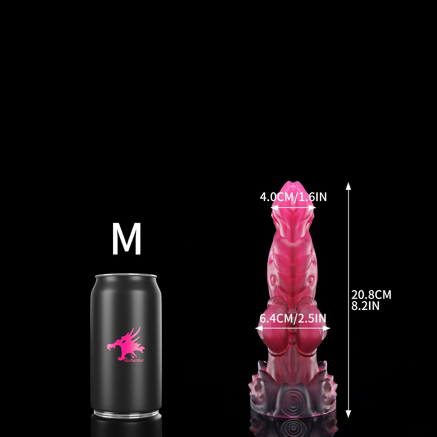 ANPU dog knot fantasy toy M size comparison