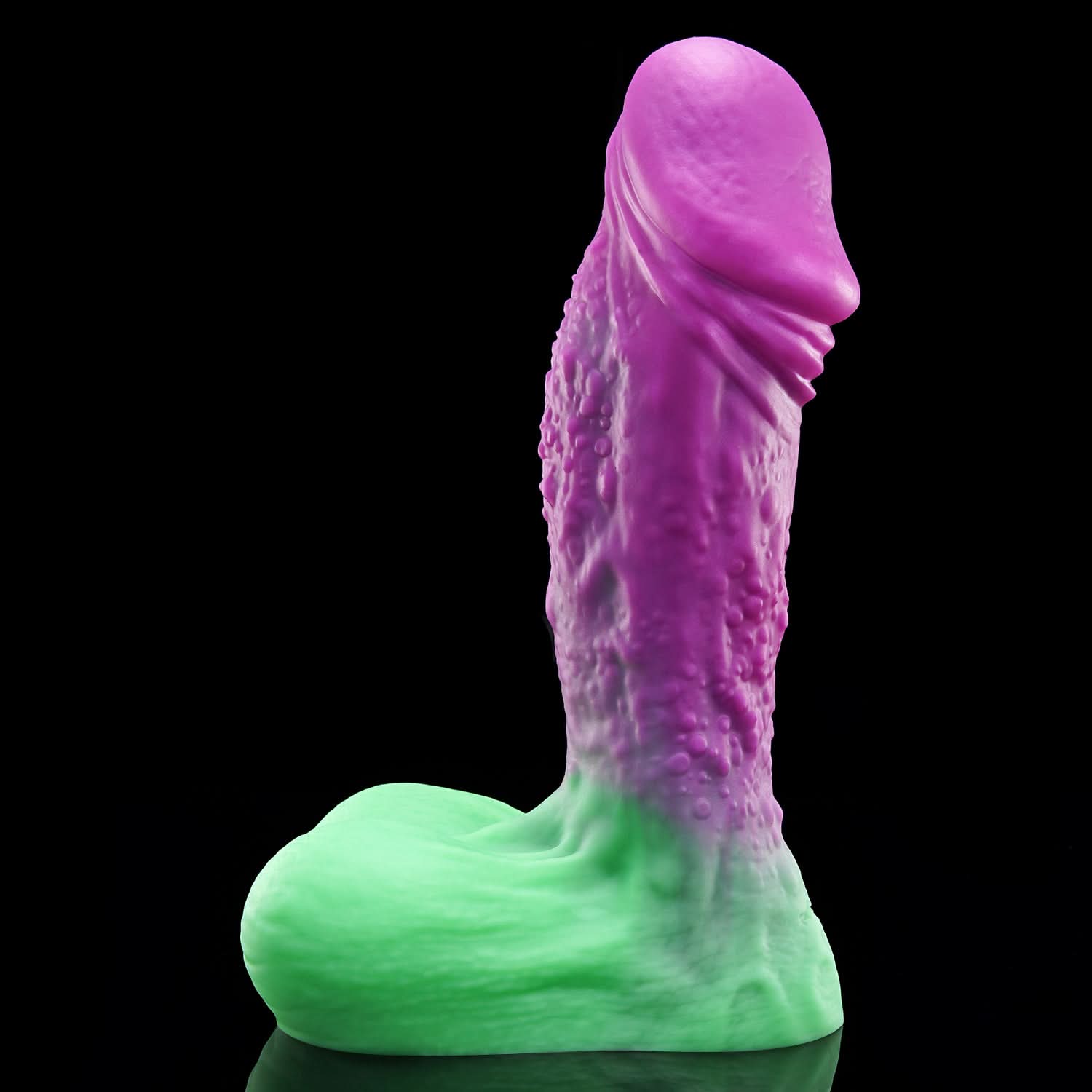 Nothosaur GOBLIN fantasy monster dildo with a rounded head and textured shaft - product view 06