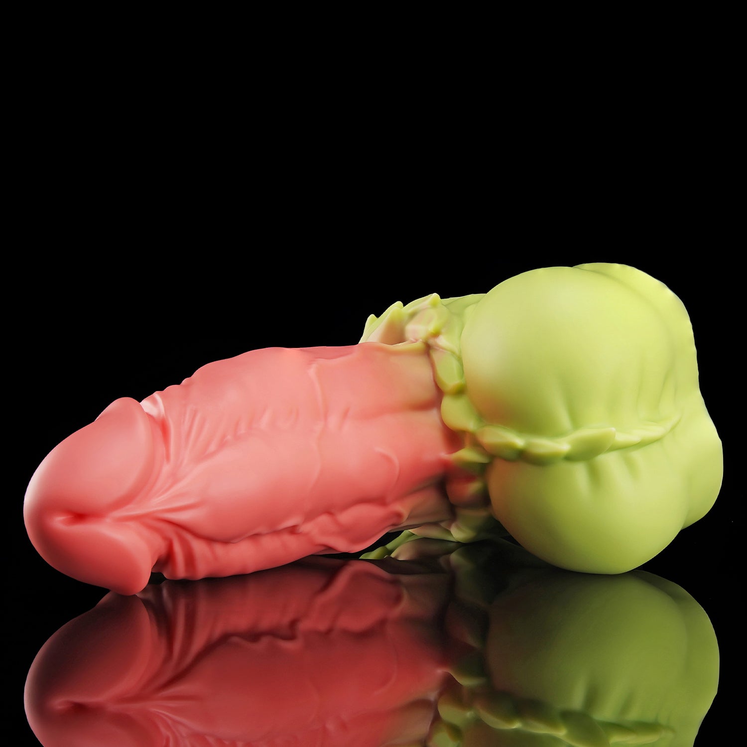 Nothosaur HOGGE fantasy wolf dildo with a realistic head and textured shaft - product view 04