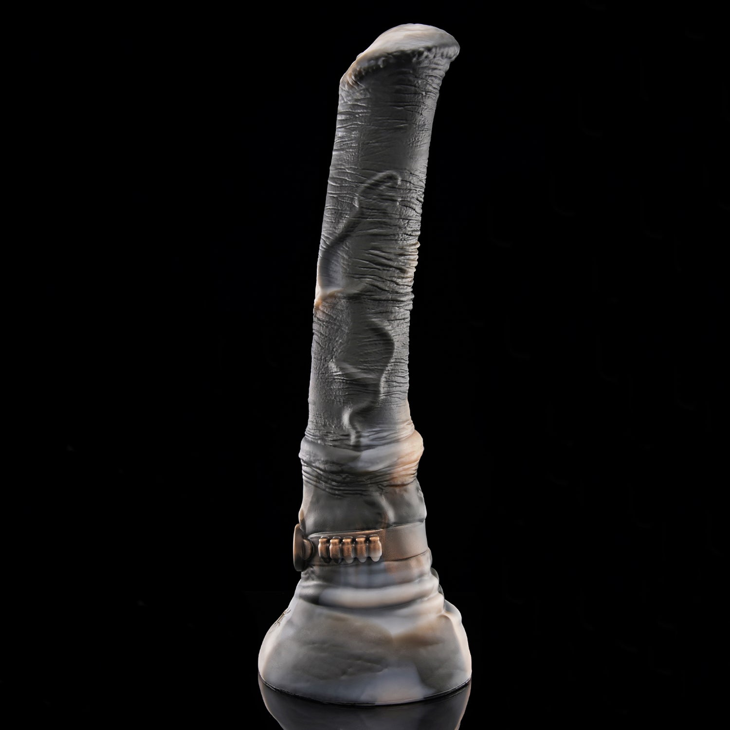 Nothosaur HUNTER JACK fantasy horse dildo with a textured equine shaft and suction cup base - product view 07