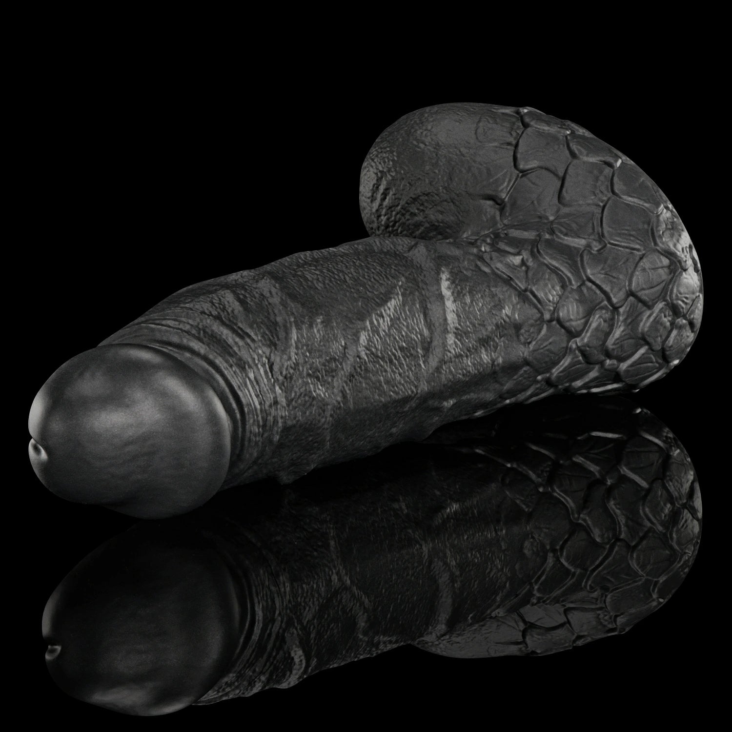 Nothosaur Ignis the Boss fantasy dragon dildo with a scaled shaft and sculpted dragon profile - product view 30