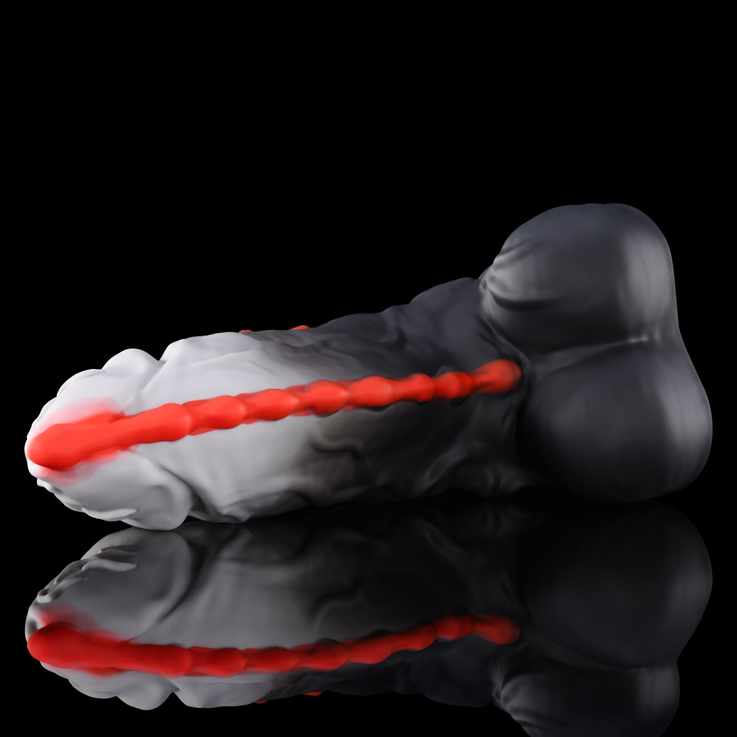 Nothosaur ISSUS fantasy vampire dildo with elegant gothic textures and vampire bite details - product view 04