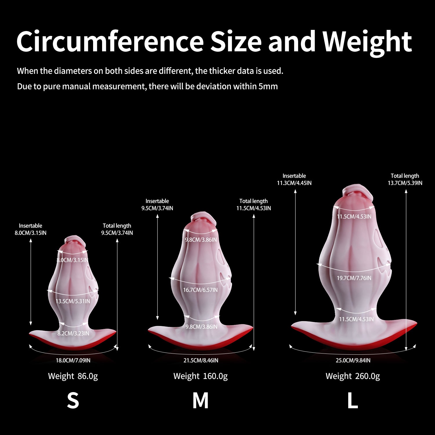 Nothosaur Mr. Not Pumpky Halloween fantasy butt plug with a sculpted pumpkin design and T base - circumference size chart