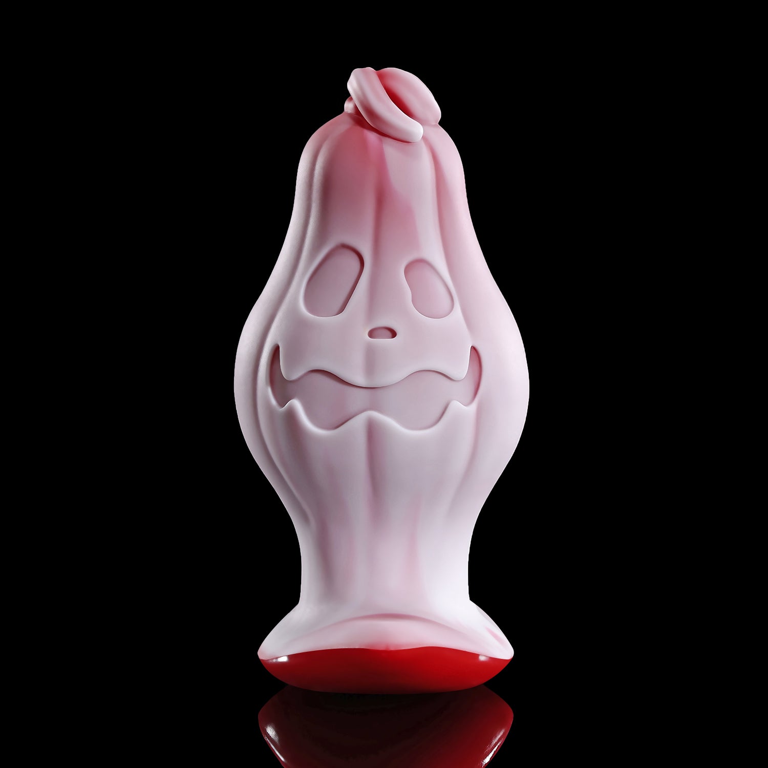 Nothosaur Mr. Not Pumpky Halloween fantasy butt plug with a sculpted pumpkin design and T base - product view 04