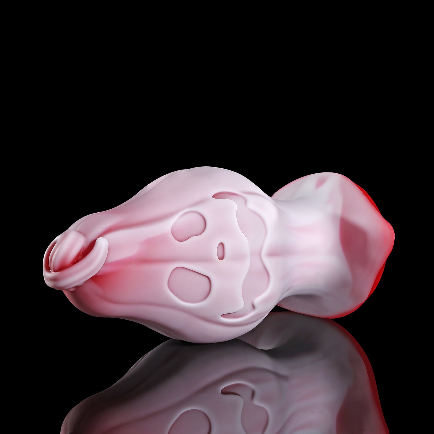 Nothosaur Mr. Not Pumpky Halloween fantasy butt plug with a sculpted pumpkin design and T base - product view 08