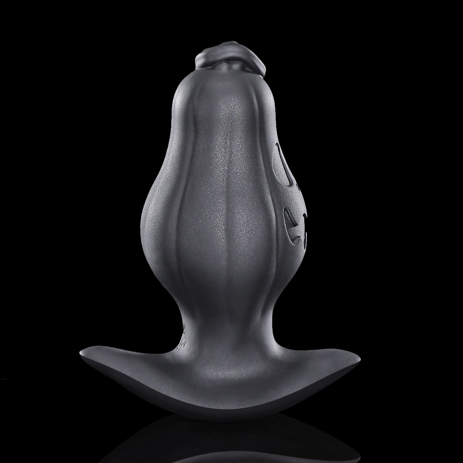 Nothosaur Mr. Not Pumpky Halloween fantasy butt plug with a sculpted pumpkin design and T base - product view 23