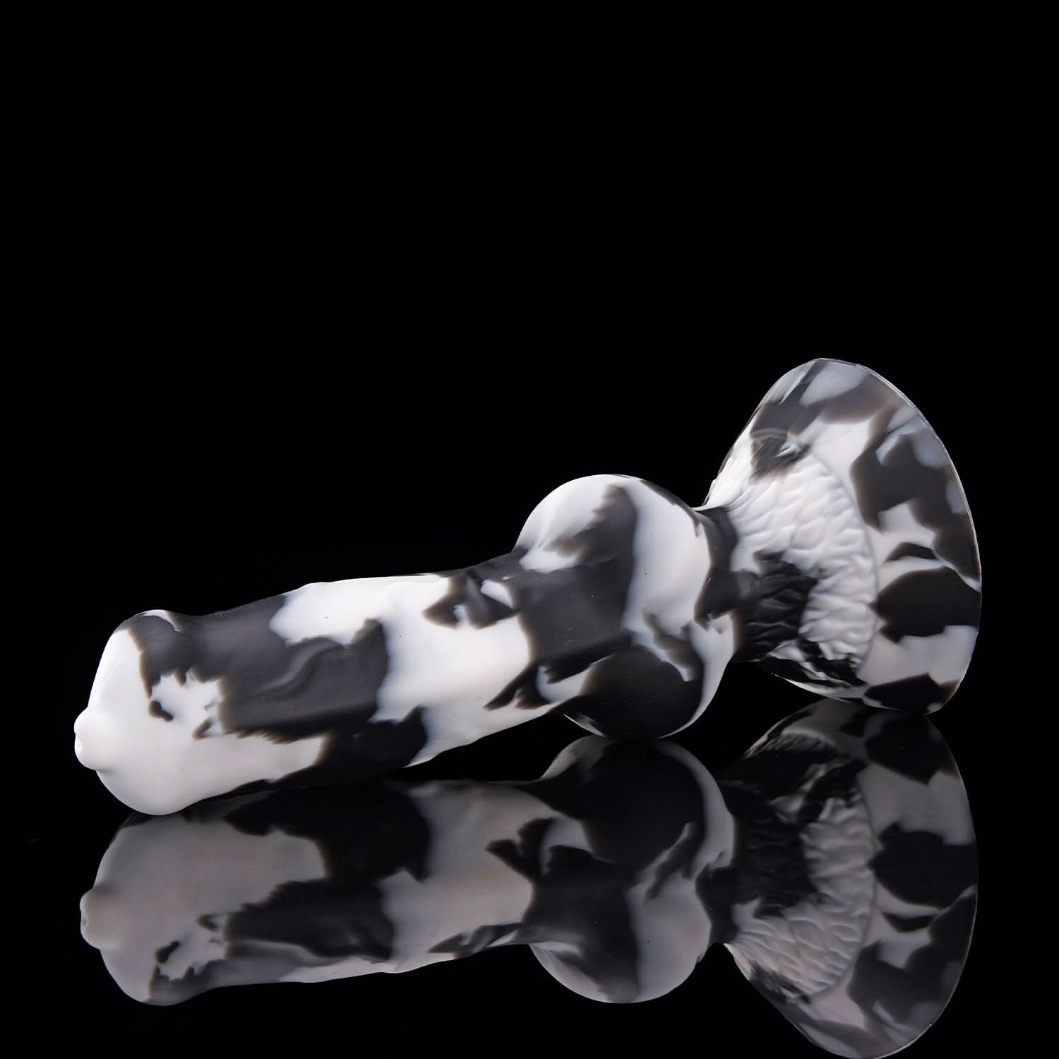 Nothosaur NICOS fantasy dog knot dildo with a textured shaft and pronounced knot - product view 01