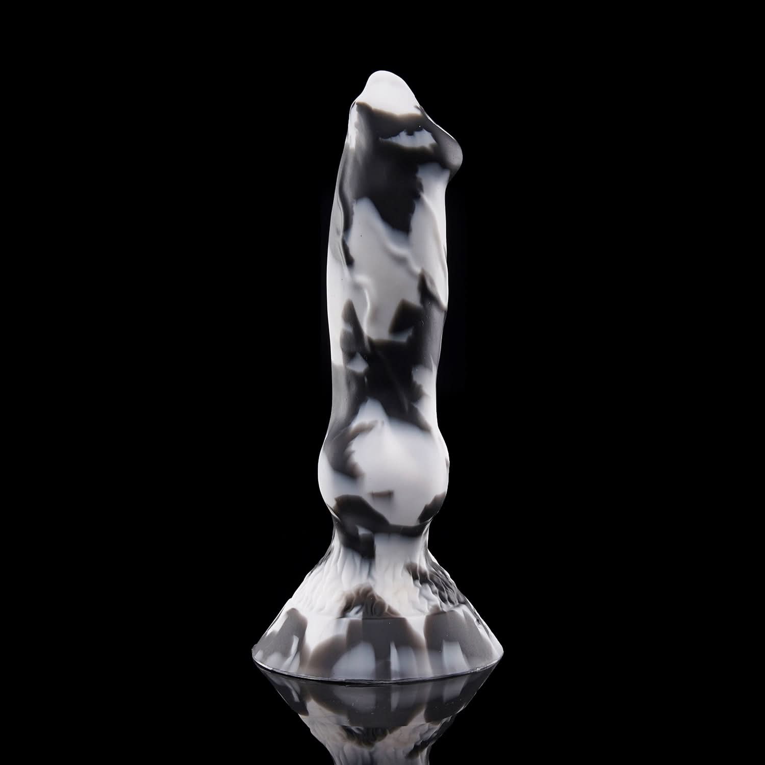 Nothosaur NICOS fantasy dog knot dildo with a textured shaft and pronounced knot - product view 07