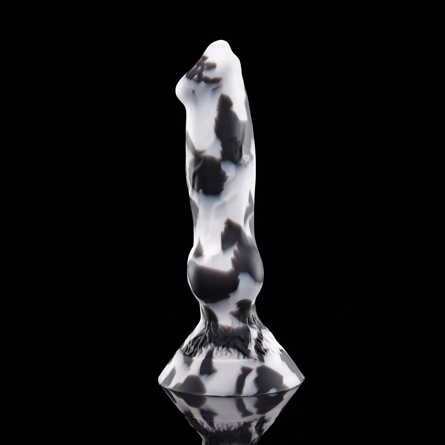 Nothosaur NICOS fantasy dog knot dildo with a textured shaft and pronounced knot - product view 08